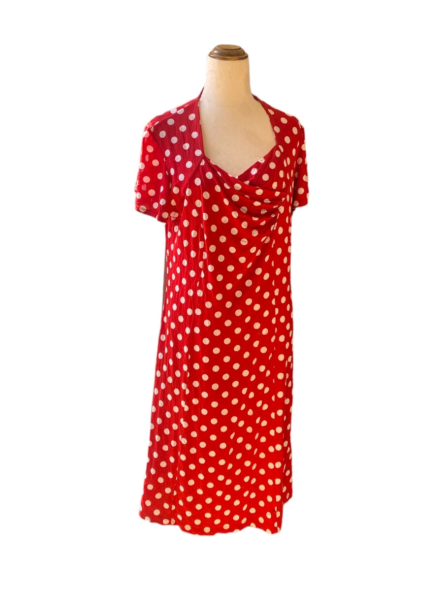 Gianca Donna Red Dot Dress | Size L