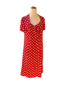 Gianca Donna Red Dot Dress | Size L