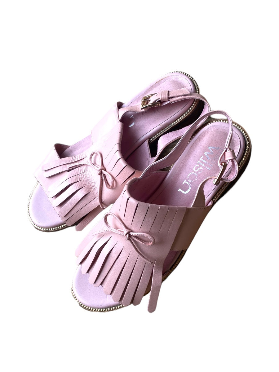 Miss Wilson Pink Sandals | Size 36