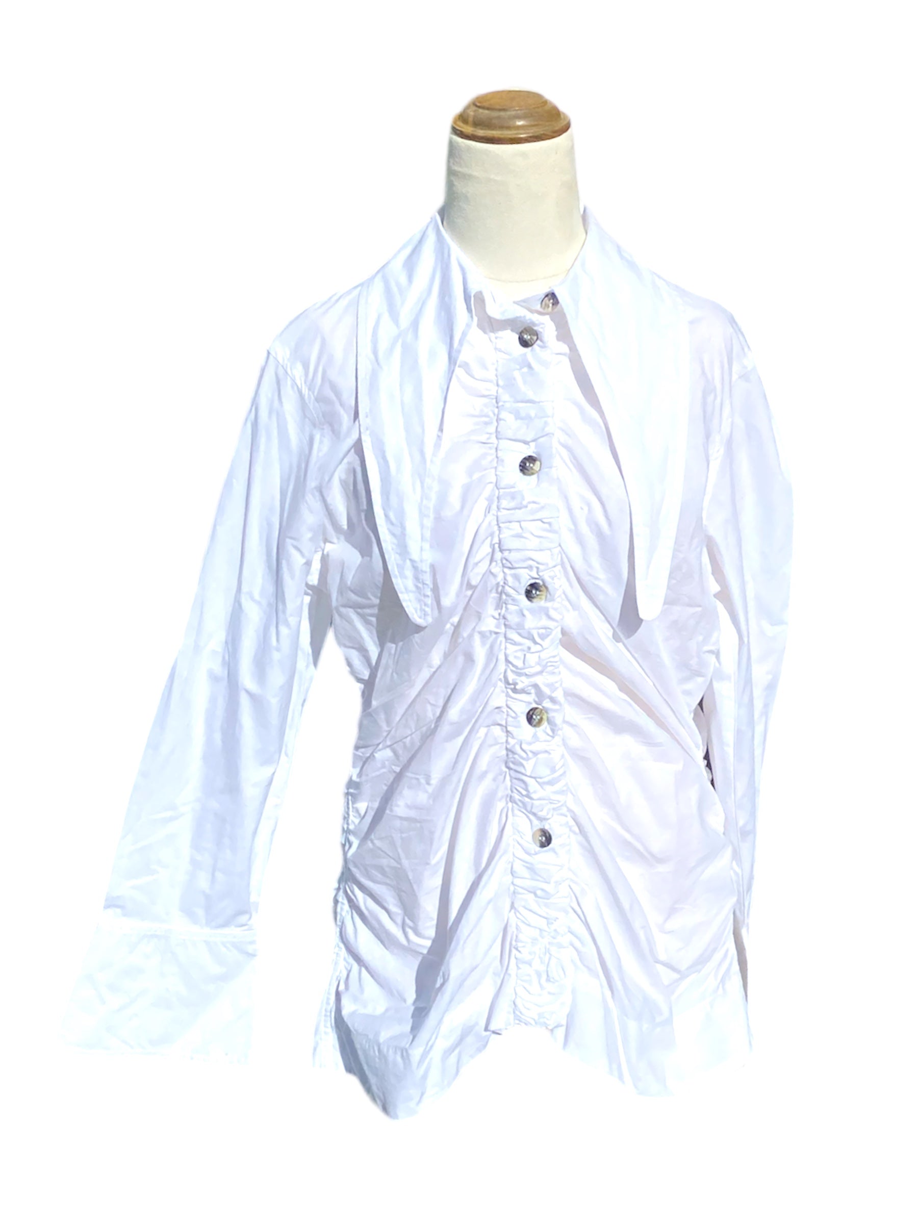 Ganni White Shirt | Size S