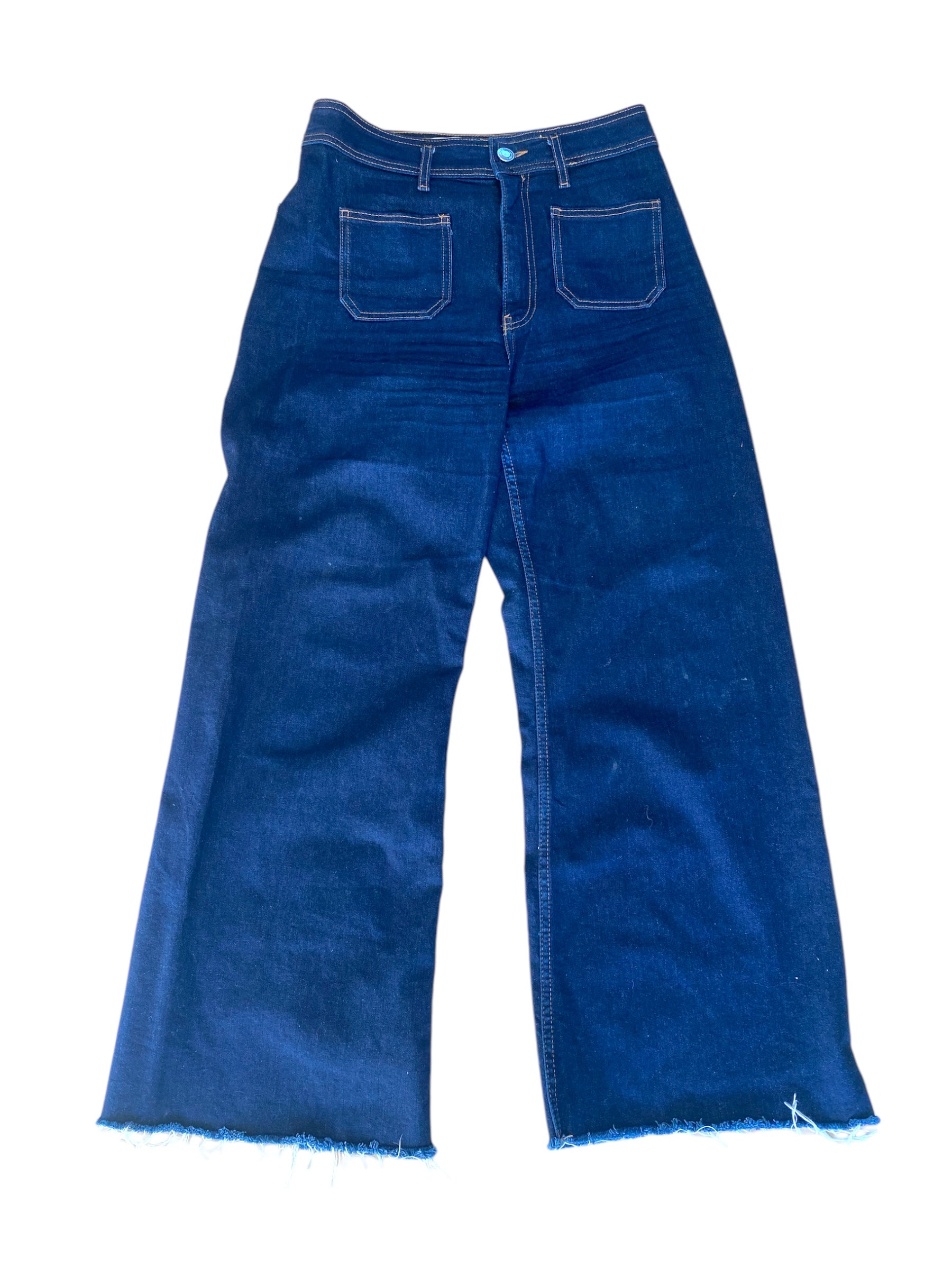 Zara Blue Wide Jeans | Size EUR 40