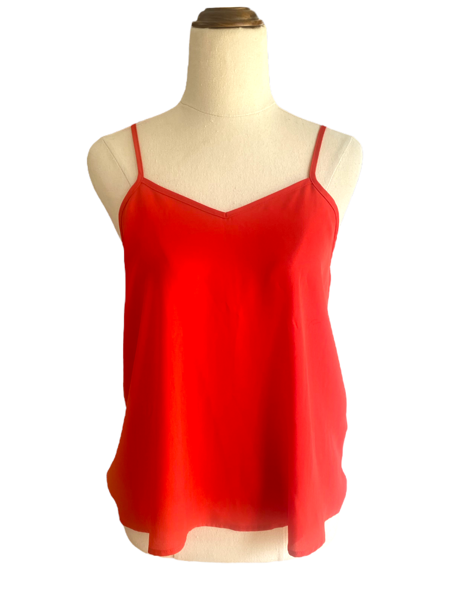 Top Shop Orange Singlet Top | Size S